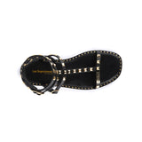 Les Tropeziennes Coralie Studded Sandal / Black