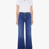 Mother The Hustler Roller Sneak Denim / Heirloom Wash