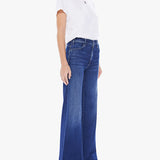 Mother The Hustler Roller Sneak Denim / Heirloom Wash