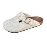 Bosabo Closed Toe Slides / Beige