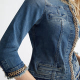 Liu Jo Kate Denim Jacket - Chain Detail