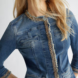 Liu Jo Kate Denim Jacket - Chain Detail