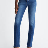 Authentic Straight High Waist - Washed Blue