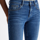 Liu Jo Bottom Up Fly Regular Waist Cropped Bootleg