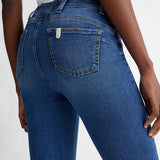 Liu Jo Better Denim Bottom Up High Waisted Flared Jeans / Blue Denim