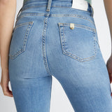 Liu Jo High Rise Flared Jeans / Blue Denim