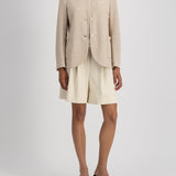 Harris Wharf London bicolour frise Blazer White/Beige