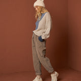Indi & Cold Knit Two Tone / Azul Blue
