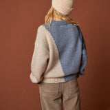 Indi & Cold Knit Two Tone / Azul Blue