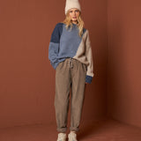 Indi & Cold Knit Two Tone / Azul Blue