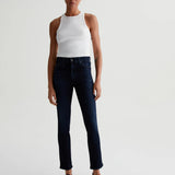 AG Mari High Rise Slim Straight Denim / 3 Years Dark Wash