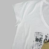 Please V Neck T-Shirt / We Can Be Heroes