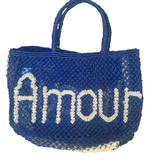 The Jacksons Amour Jute Bag / Indigo