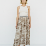 Please Elastic Waist Skirt - Desert Tie Dye