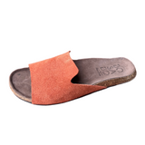 Bosabo Slip on Mules / Suede Rust
