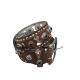 B.belt Toni Leather Belt / Dark Taupe