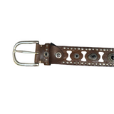 B.belt Toni Leather Belt / Dark Taupe