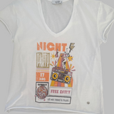 Please V Neck T-Shirt / Saturday Night Party