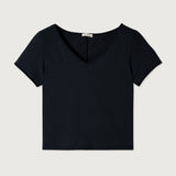 American Vintage Classic V-neck t-shirt / Vintage Black
