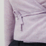 American Vintage Wrap Cardigan - Wisteria