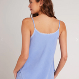 Bella Dahl Frayed Cami - Peri Blue