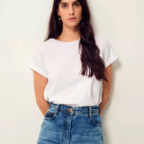 Sessùn Albano Round Neck T-shirt / White