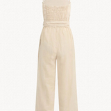 Bella Dahl Smocked Back Jumpsuit - Samba Tan