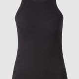 Organic Rib Tank Top / Black