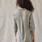 Bella Dahl Split Back Button Down / Soft Army