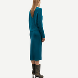 Samsoe Samsoe Saagneta Midi Skirt / Gulf Coast