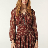 Ba&sh Minthe Dress - Brique