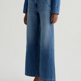 AG Stella Low Slung Palazzo Denims / Nautical Mile