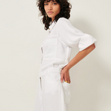 Leone Overshirt / Optical White