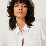 Leone Overshirt / Optical White