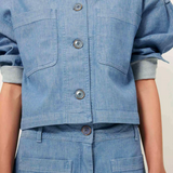 Sessùn Notteri Overshirt / Provencia Blue