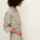 Sessùn Notteri Overshirt / Whiblack