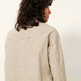 Sessùn Notteri Overshirt / Sand-Black Stripes