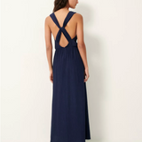 Sessùn Helene Back Tie Dress / Blue de Chine