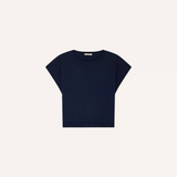 Sessùn Tiberio sleevless thin knit Top / Blue de Chine