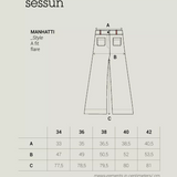 Sessùn Manhatti Pants / Whiblack