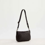 Basque Woven Crossbody Bag / Chocolate