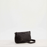 Basque Woven Crossbody Bag / Chocolate