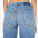 Mother The Mid Rise Tunnel Vision Sneak Denim / I'm a winner