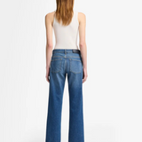 7 For All Mankind Calie Straight Denim / Mid Blue Explorer