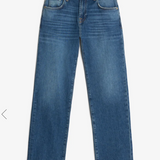7 For All Mankind Calie Straight Denim / Mid Blue Explorer