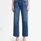 7 For All Mankind Calie Straight Denim / Mid Blue Explorer