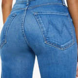 Mother The Ramble Zip Flood Denim / Nip It in The Bud