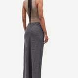Samsoe Samsoe Saagneta Linen Long Skirt / Beluga St. Stripe