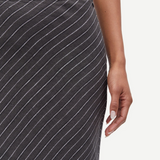 Samsoe Samsoe Saagneta Linen Long Skirt / Beluga St. Stripe