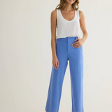 Bella Dahl Saige Wide Leg Crop / Portofino Blue